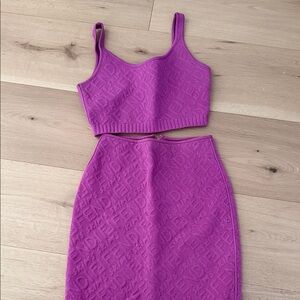 Fendi/Skims Limited Edition Collab - Pink Textured Fabric